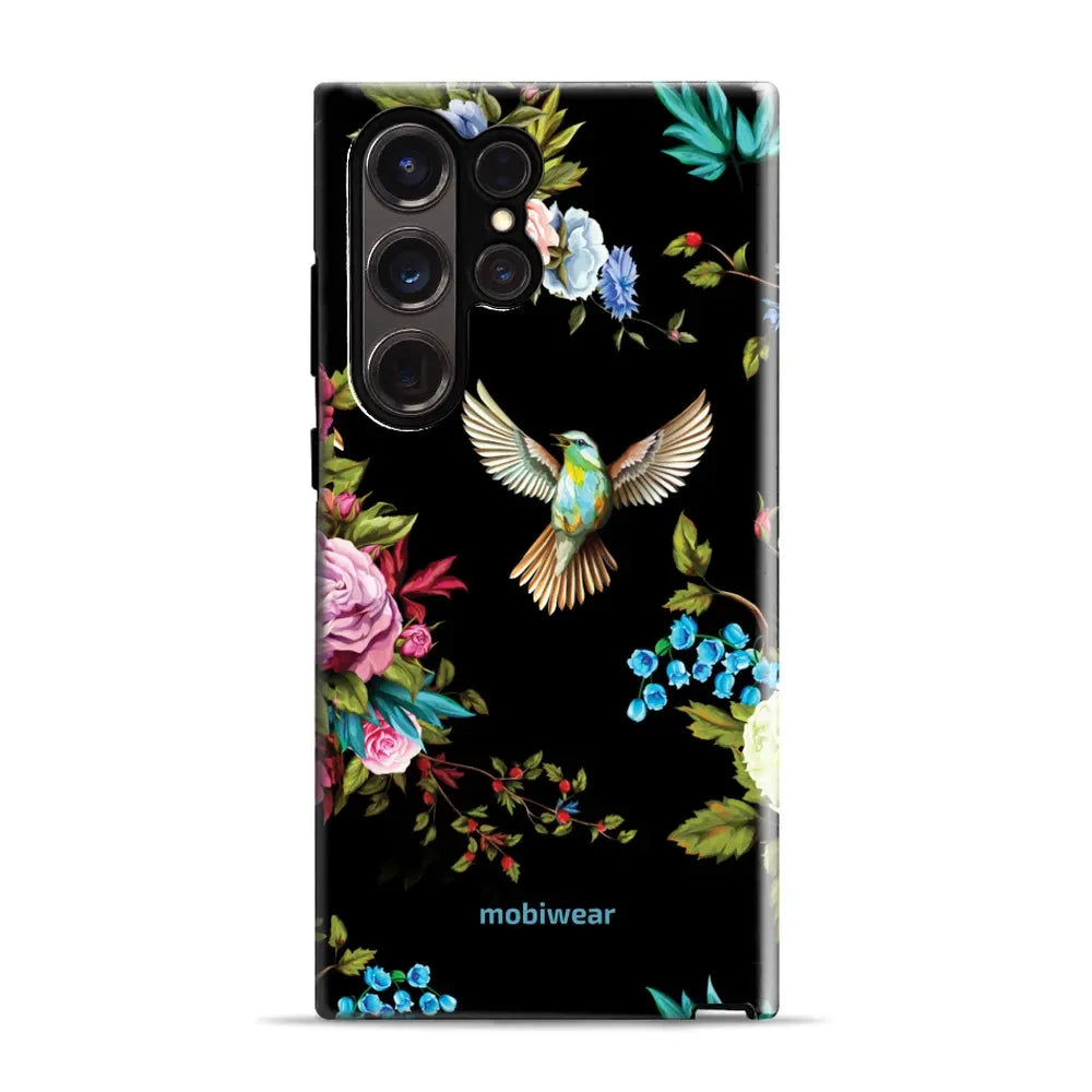 Handyhülle für Galaxy S23 Ultra, Mobiwear Elite Pro, Nachtkolibri