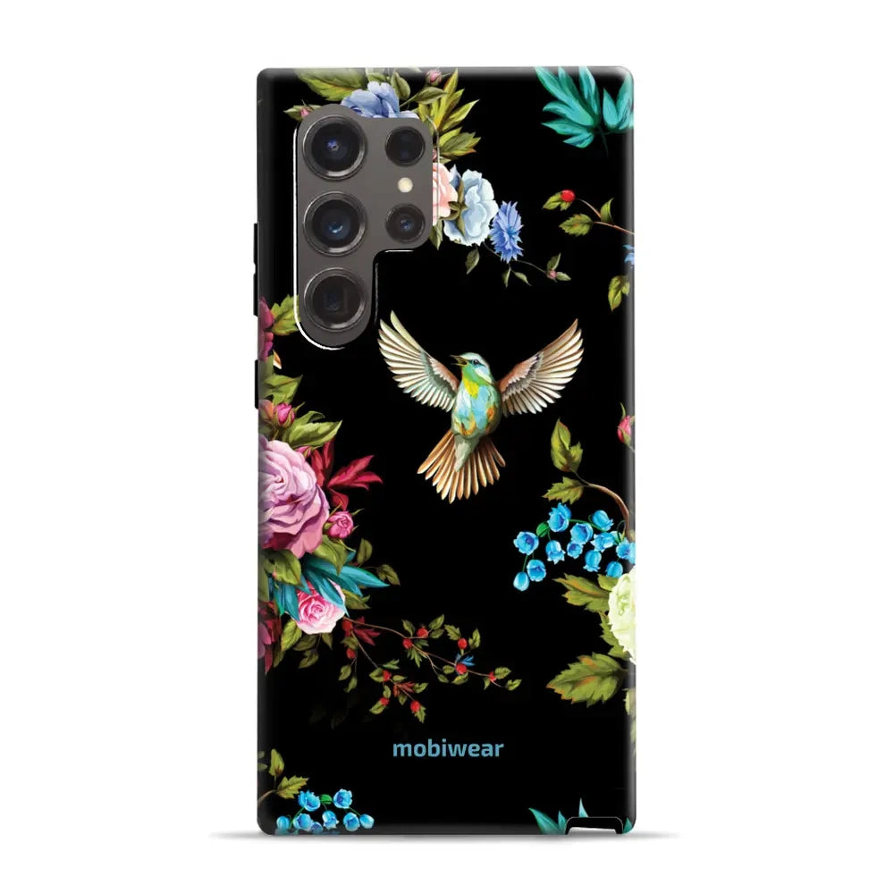 Handyhülle für Galaxy S24 Ultra, Mobiwear Elite Pro, Nachtkolibri