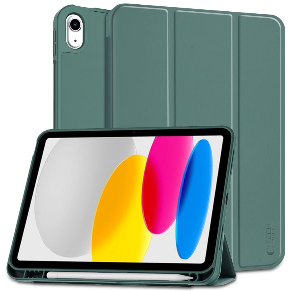 Schutzhülle für iPad 11 / 10 gen. 2025 / 2022, Tech-Protect SC Pen, Grün