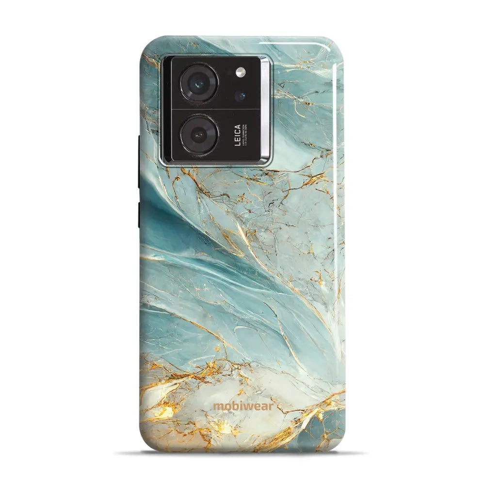 Handyhülle für Xiaomi 13T Pro, Mobiwear Elite Pro, Adern des Azur