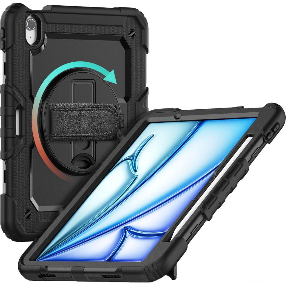 Schutzhülle für iPad Air 11" M4/M3/M2, Tech-Protect Solid360, Schwarz