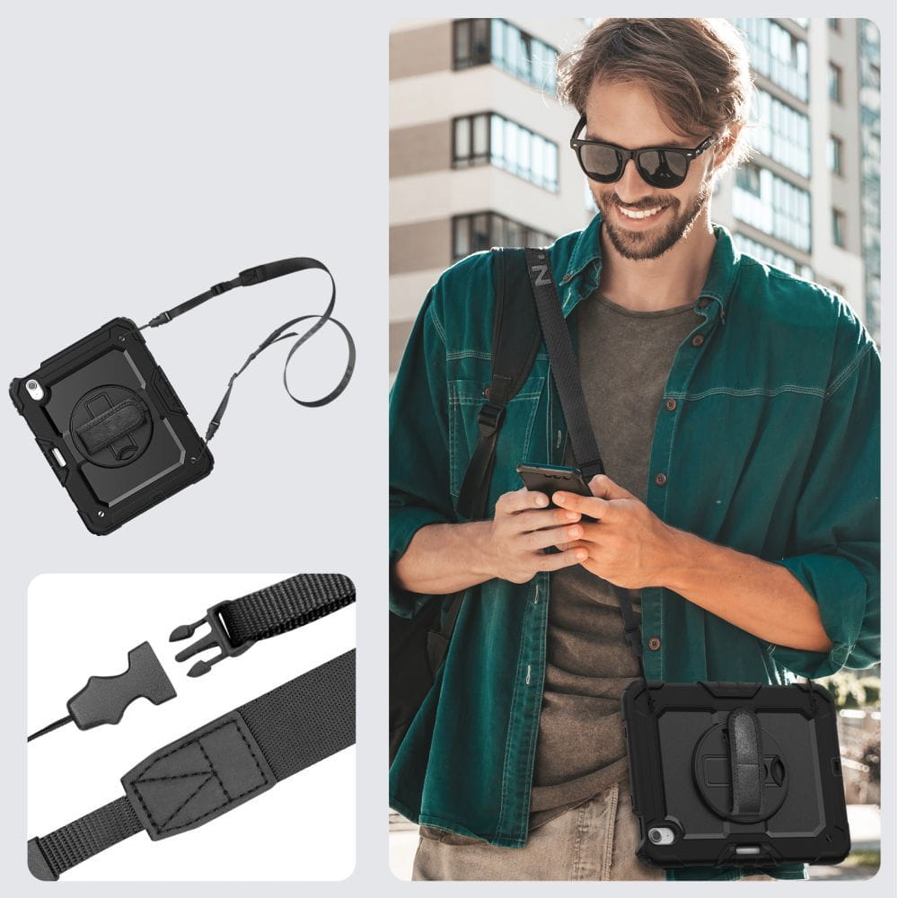 Schutzhülle für iPad Air 11" M4/M3/M2, Tech-Protect Solid360, Schwarz