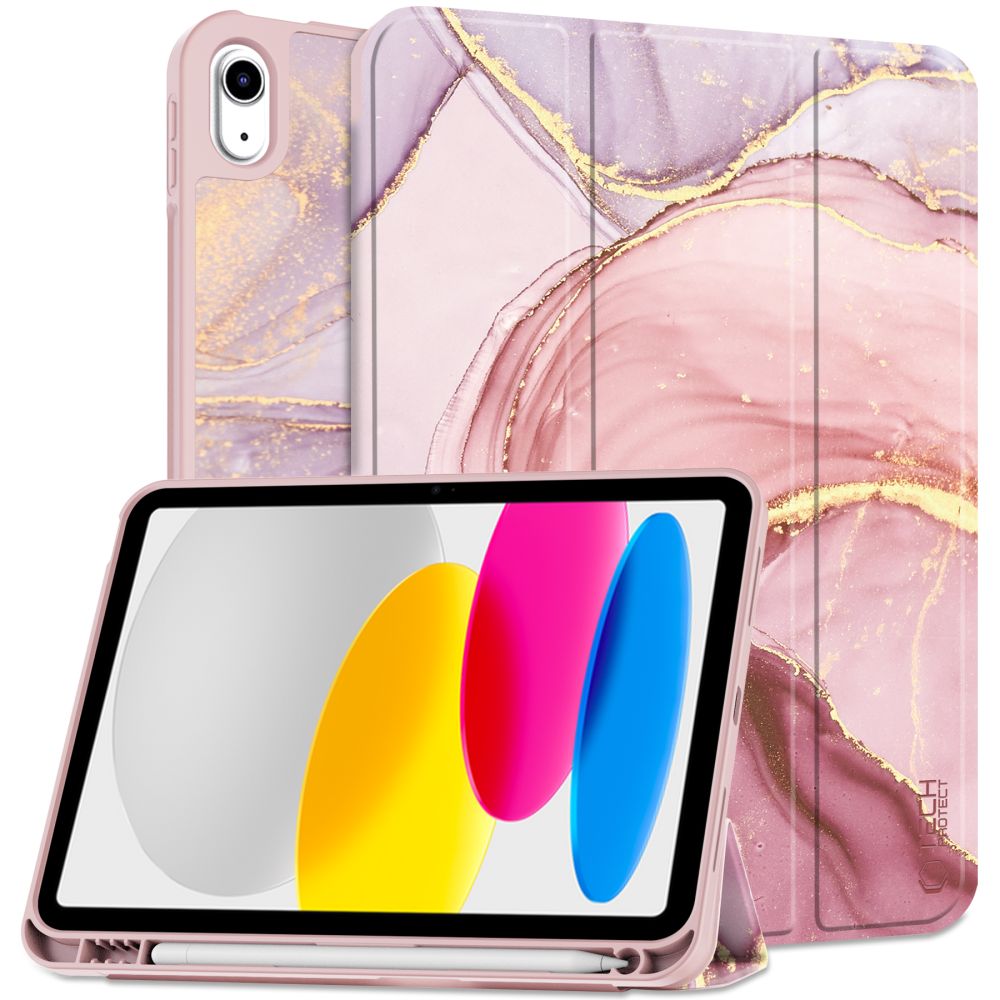 Schutzhülle für iPad 11 / 10 gen. 2025 / 2022, Tech-Protect SC Pen, Rosa
