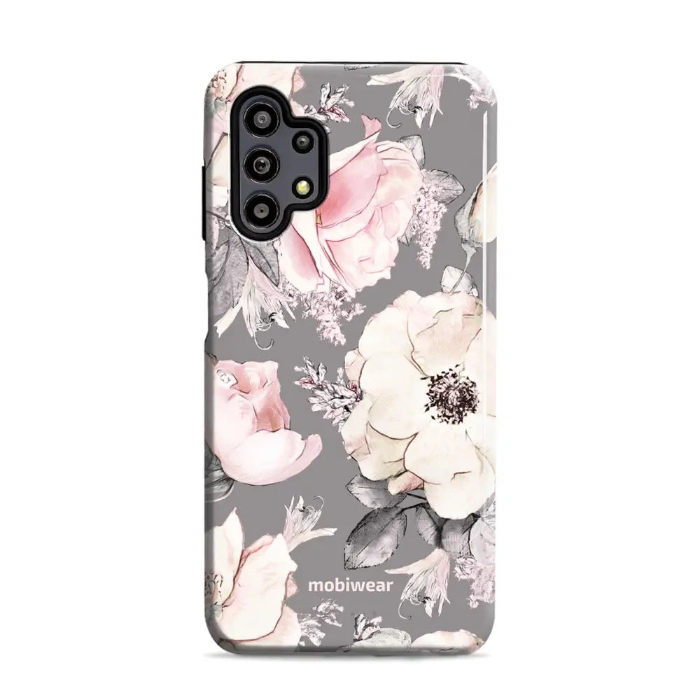 Handyhülle für Galaxy A32 5G, Mobiwear Elite Pro, Rosa-Blumig