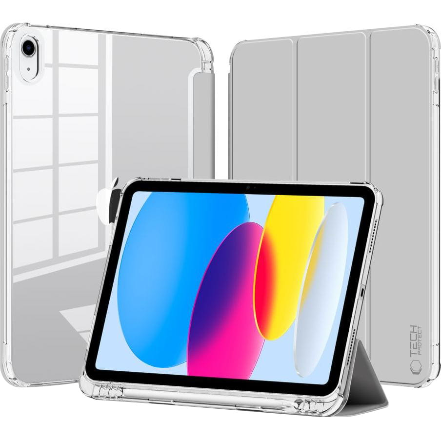 Schutzhülle Tech-Protect SC Pen Hybrid für iPad 11 / 10 gen. 2025 / 2022, Grau