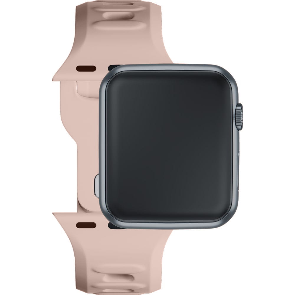 Armband für Apple Watch 38/40/41/42 mm, 3mk Silicone Watch Strap, Beige