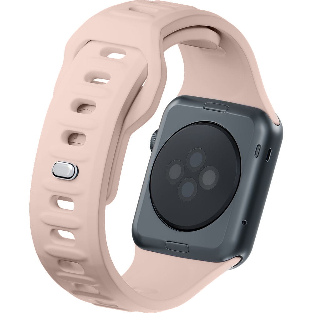 Armband für Apple Watch 38/40/41/42 mm, 3mk Silicone Watch Strap, Beige