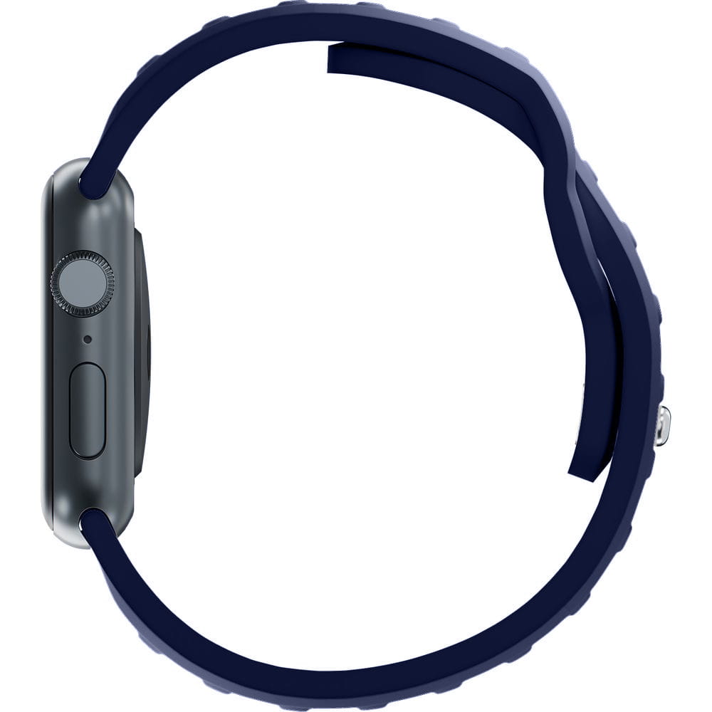 Armband für Apple Watch 49/46/45/44 mm, 3mk Silicone Watch Strap, Dunkelblau