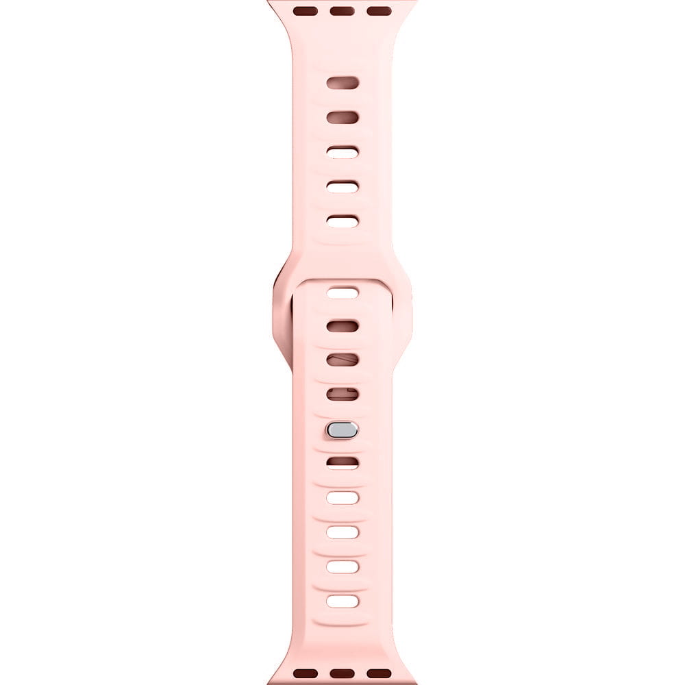 Armband für Apple Watch 49/46/45/44 mm, 3mk Silicone Watch Strap, Rosa
