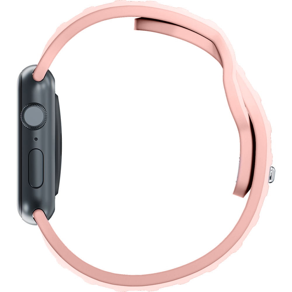 Armband für Apple Watch 49/46/45/44 mm, 3mk Silicone Watch Strap, Rosa