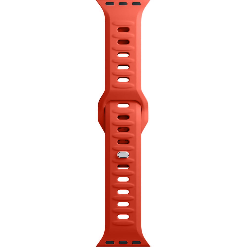 Armband für Apple Watch 49/46/45/44 mm, 3mk Silicone Watch Strap, Rot