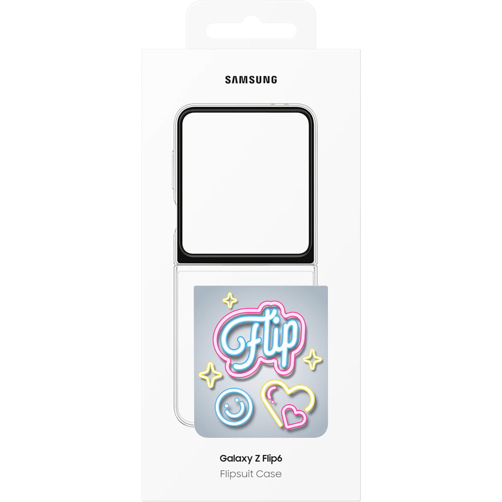 Handyhülle für Galaxy Z Flip7 FE / Z Flip6, Samsung FlipSuit, Transparent