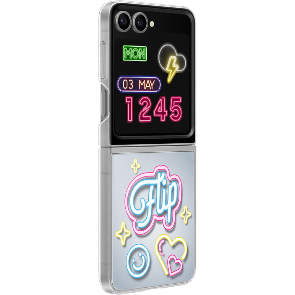 Handyhülle für Galaxy Z Flip7 FE / Z Flip6, Samsung FlipSuit, Transparent