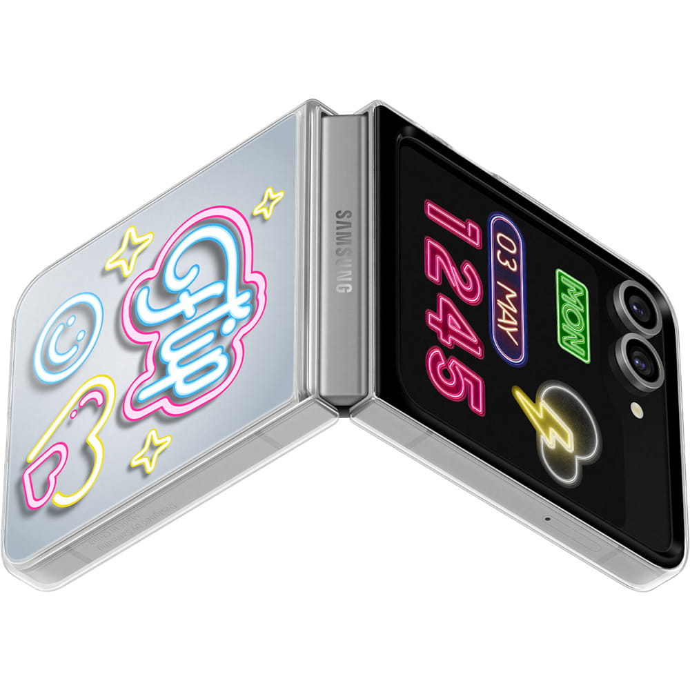 Handyhülle für Galaxy Z Flip7 FE / Z Flip6, Samsung FlipSuit, Transparent
