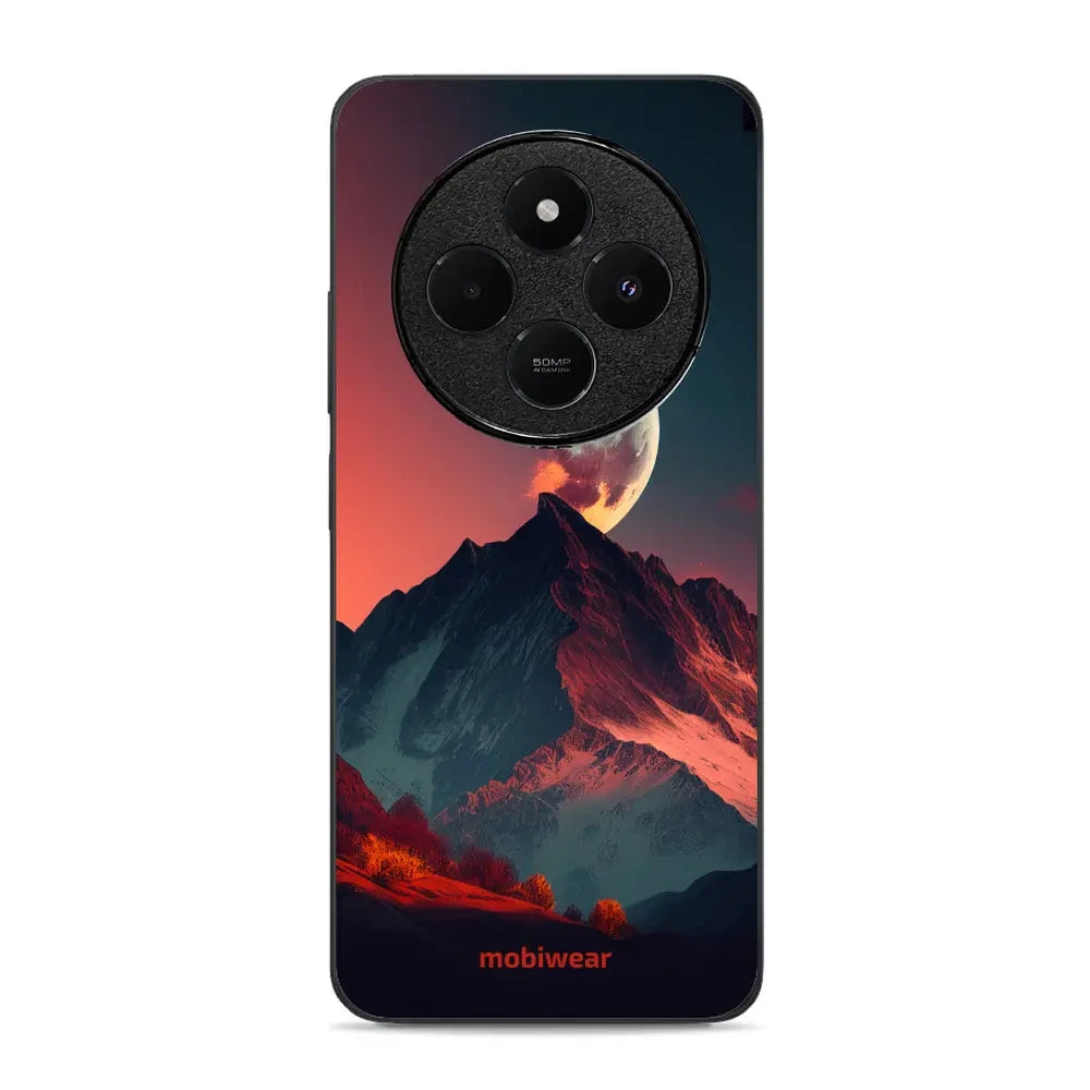 Handyhülle für Xiaomi Redmi 14C 4G, Mobiwear Glossy Case, Gebirgsdämmerung