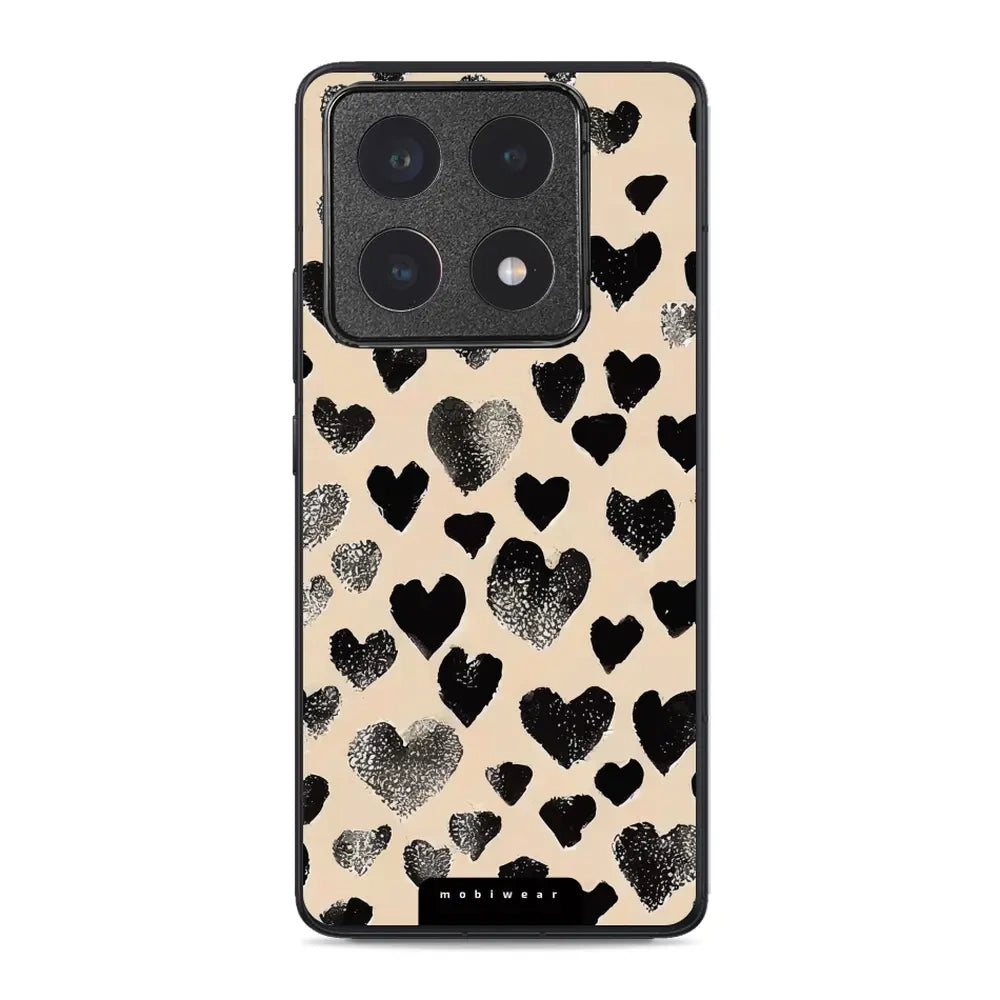 Handyhülle für Xiaomi 14T Pro, Mobiwear Glossy Case, Beige Liebe