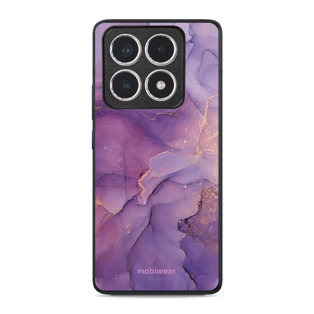 Handyhülle für Xiaomi 14T, Mobiwear Glossy Case, Violett