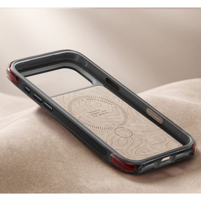 Handyhülle für iPhone 18 Pro Max / 17 Pro Max, Torras Ostand Q3 Air Pro mit MagSafe, Grau (5/8)