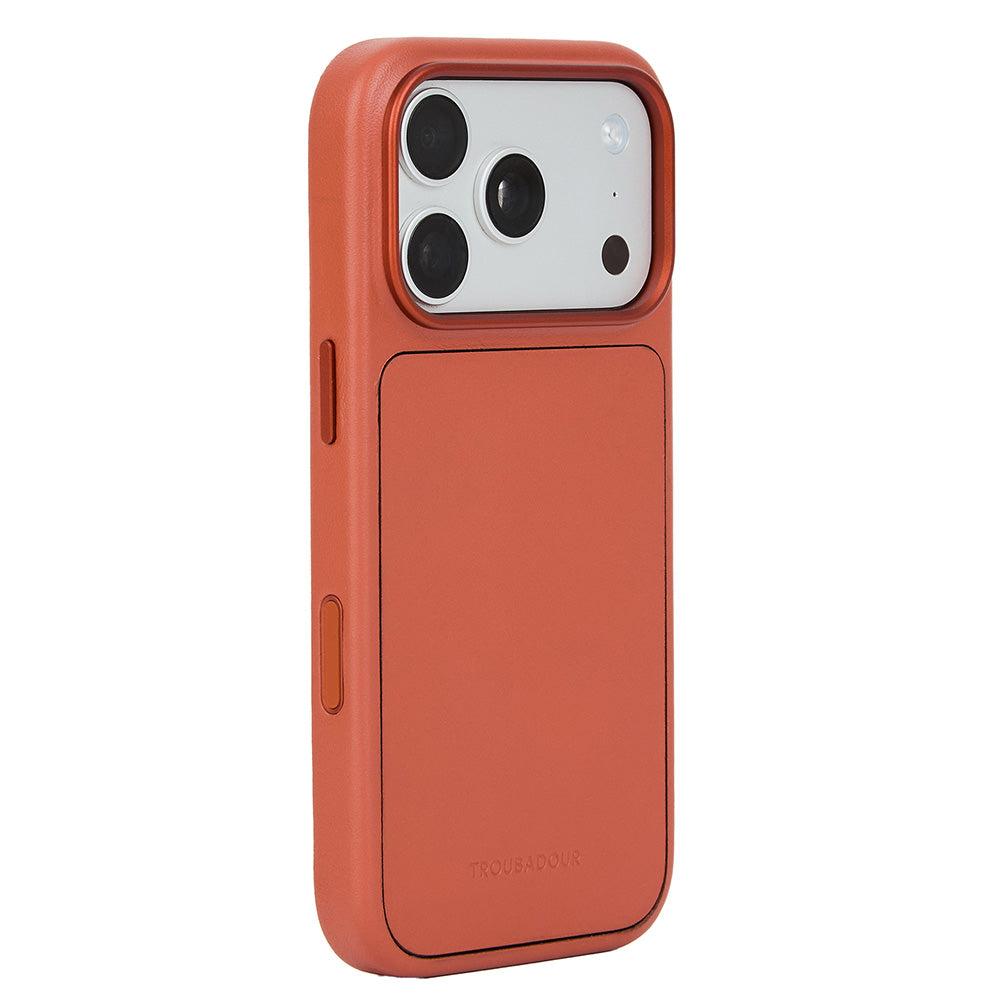 Lederhülle mit modularer Rückseite Troubadour Modular Leather Case für MagSafe für iPhone 18 Pro, Rostbraun (4/9)