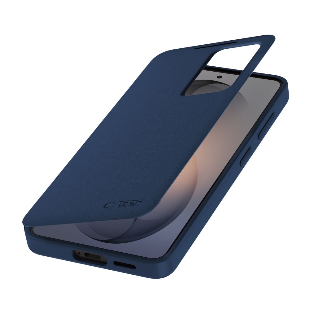 Handyhülle mit Klappe für Galaxy S26 FE, Tech-Protect Smart Wallet, Dunkelblau (3/7)