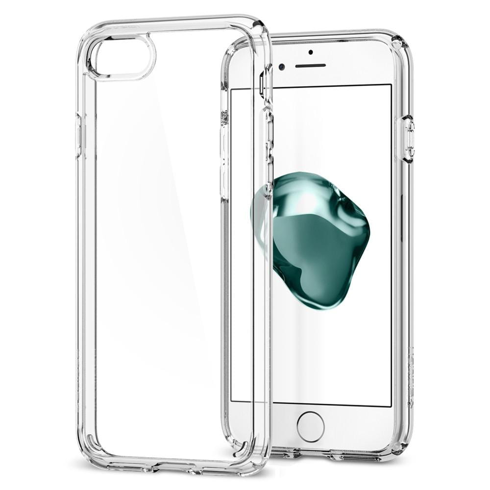 Schutzhülle Spigen Ultra Hybrid 2 für iPhone SE 2022/2020 8/7 transparent