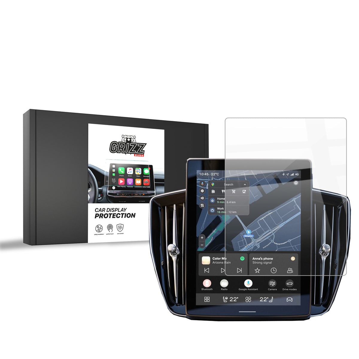 Keramische Autodisplayfolie für Volvo XC90 11,2" (2025-2026), Grizz Protector