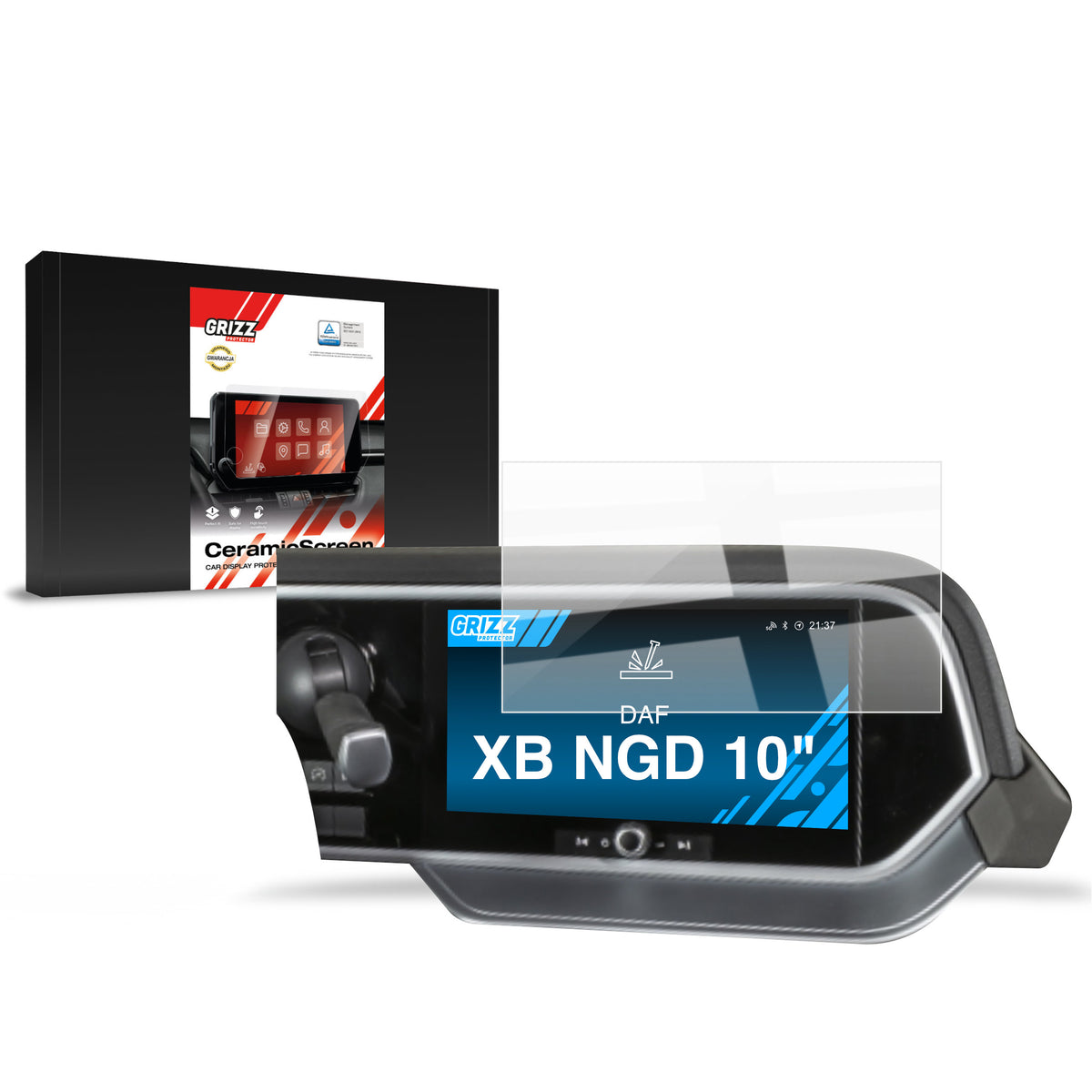 Keramische Autodisplayfolie für DAF XB NGD, Grizz Protector