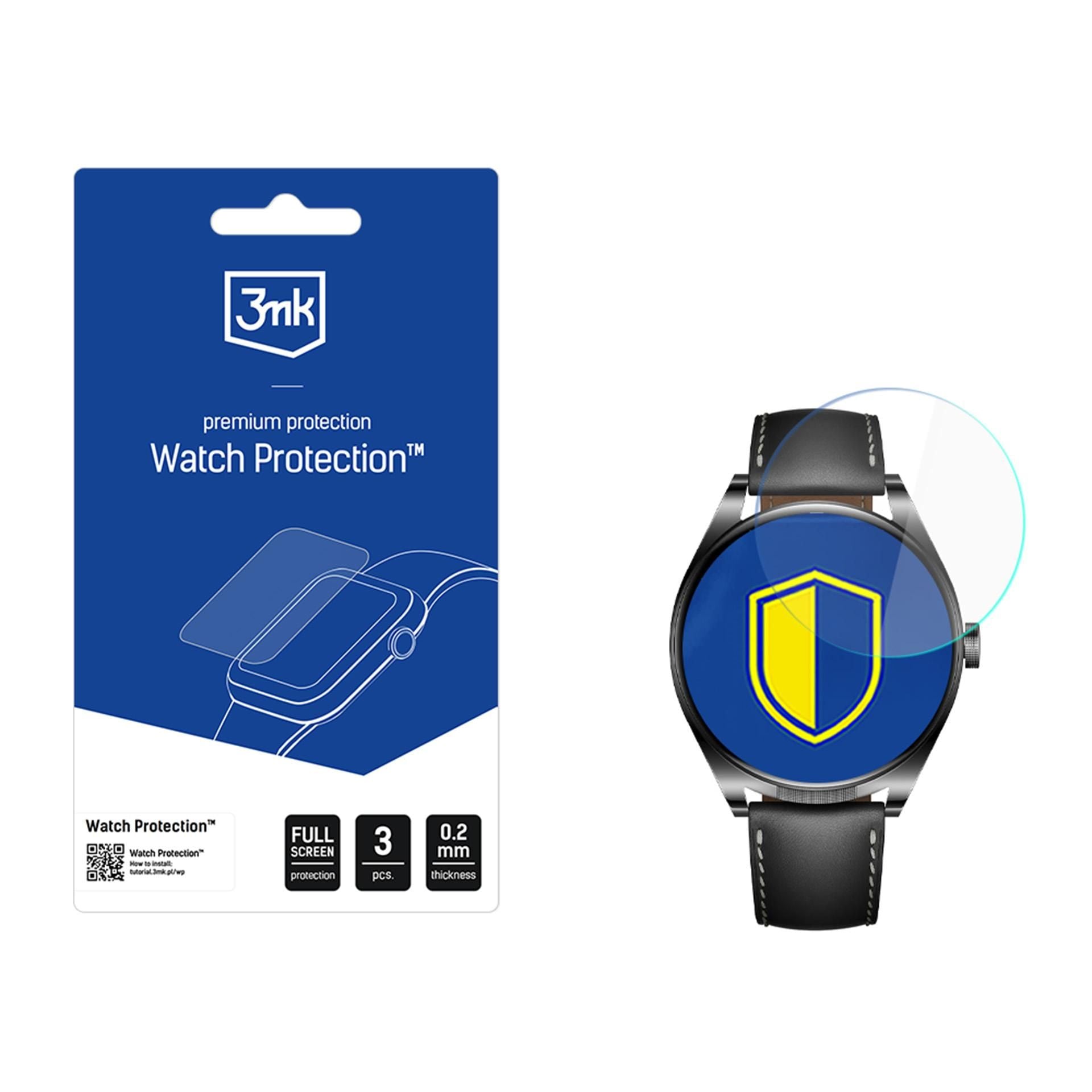 Schutzfolie 3mk Watch Protection für Huawei Watch Buds 2, 3 Stück