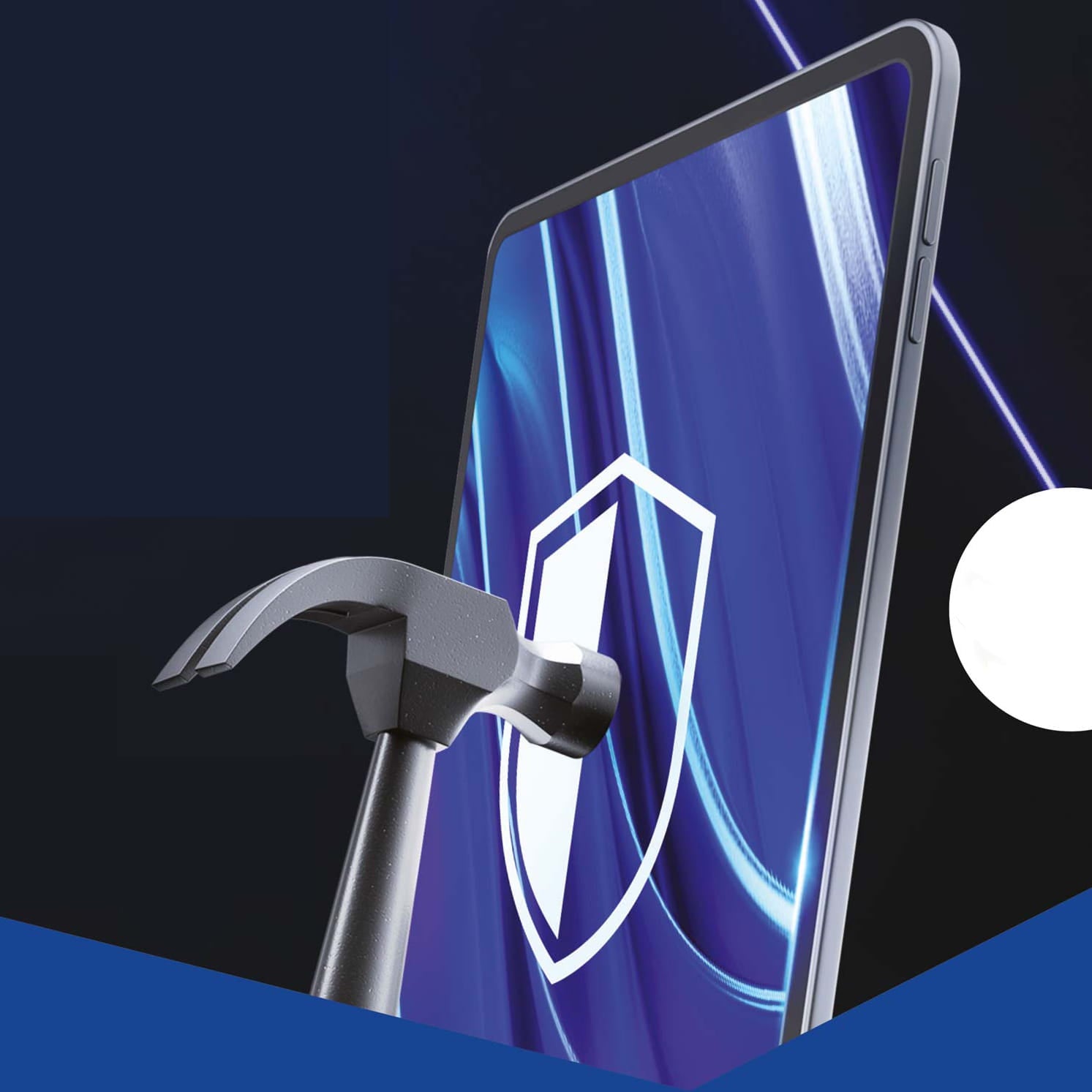 Universelle Bildschirmfolie 3mk All-Safe - AIO Anti-Shock, für jedes Tablet-Modell biz zu 11"