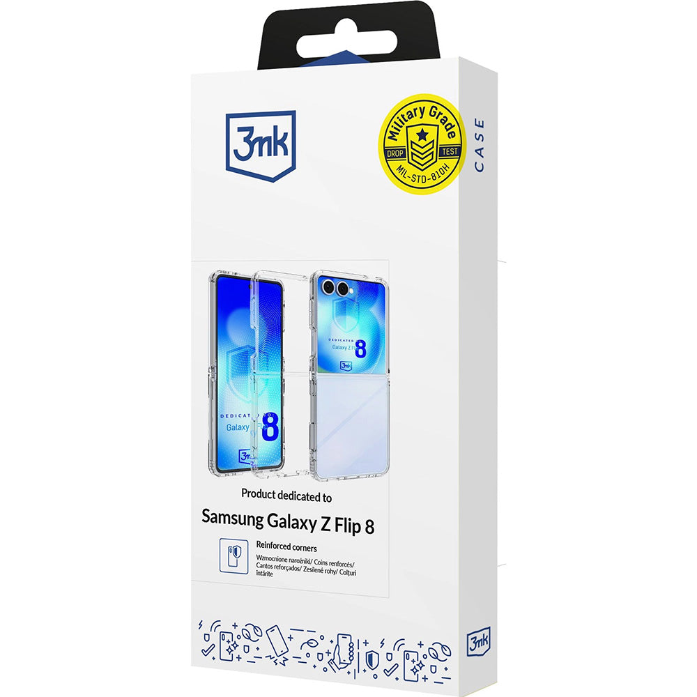 Handyhülle für Galaxy Z Flip8, 3mk Armor Case, Transparent