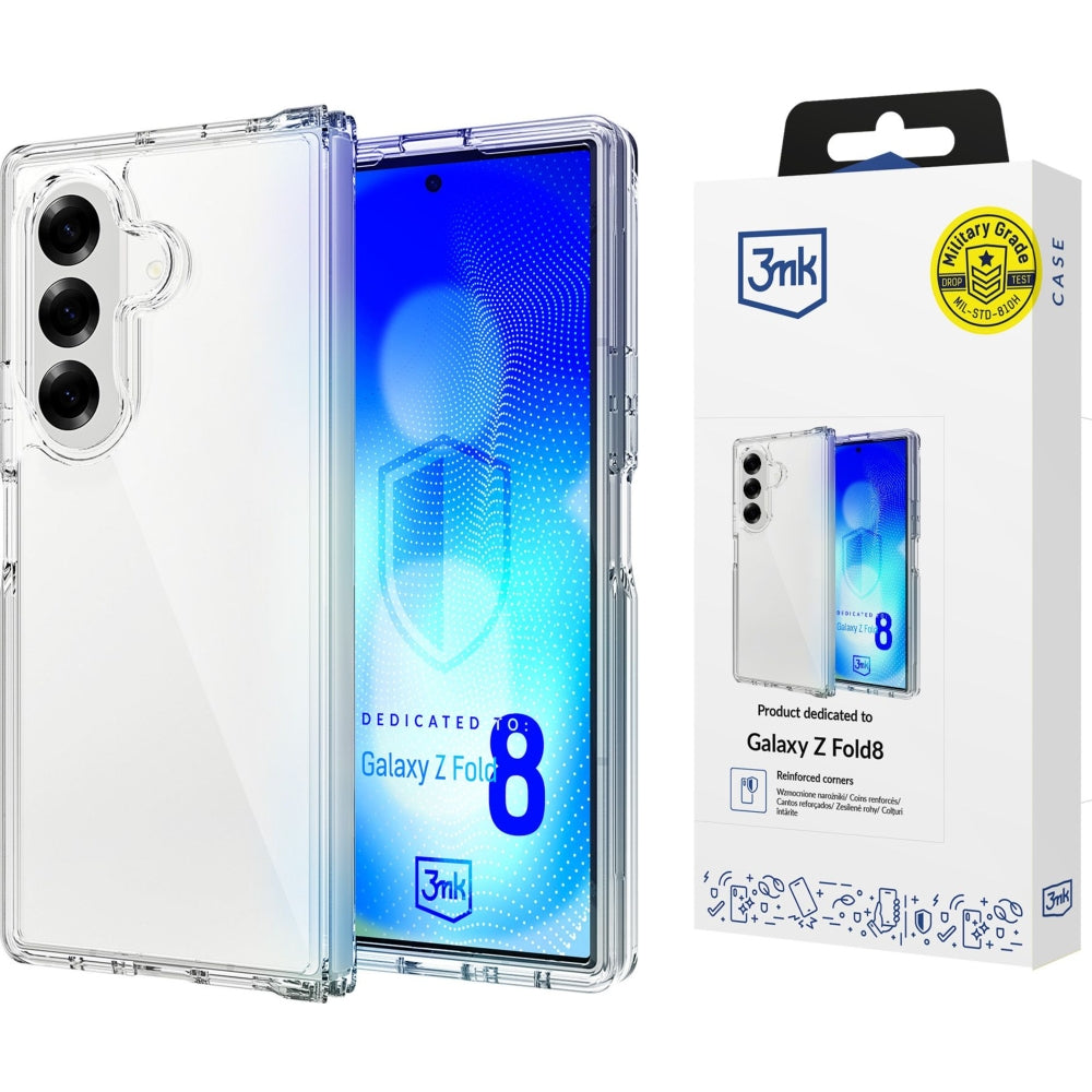 Handyhülle für Samssung Galaxy Z Fold8 Ultra, 3mk Armor Case, Transparent