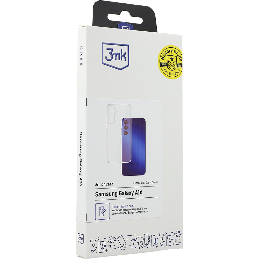 Handyhülle für Samsung Galaxy A16 5G / 4G, 3mk Armor Case, Transparent