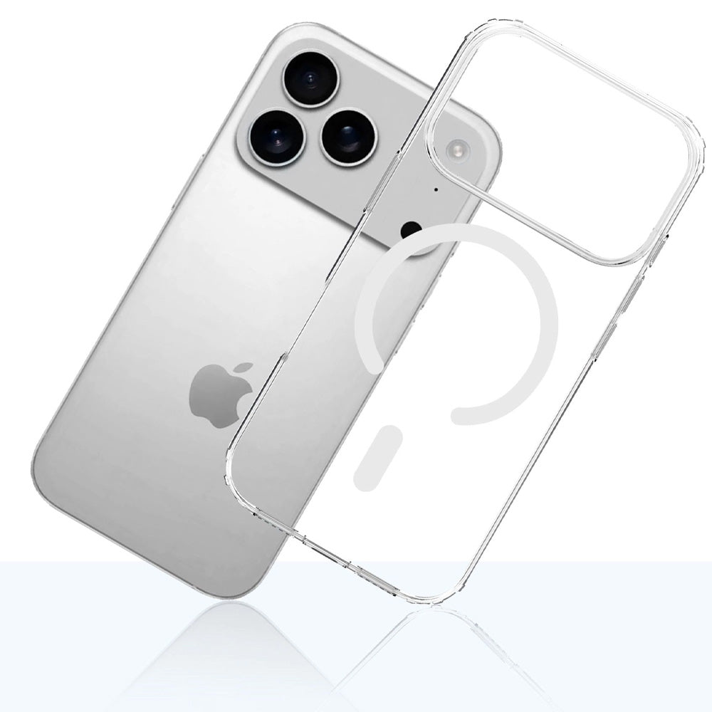 Handyhülle für iPhone 18 Pro Max / 17 Pro Max, 3mk Armor MagCase mit MagSafe, Transparent-Weiß (8/13)