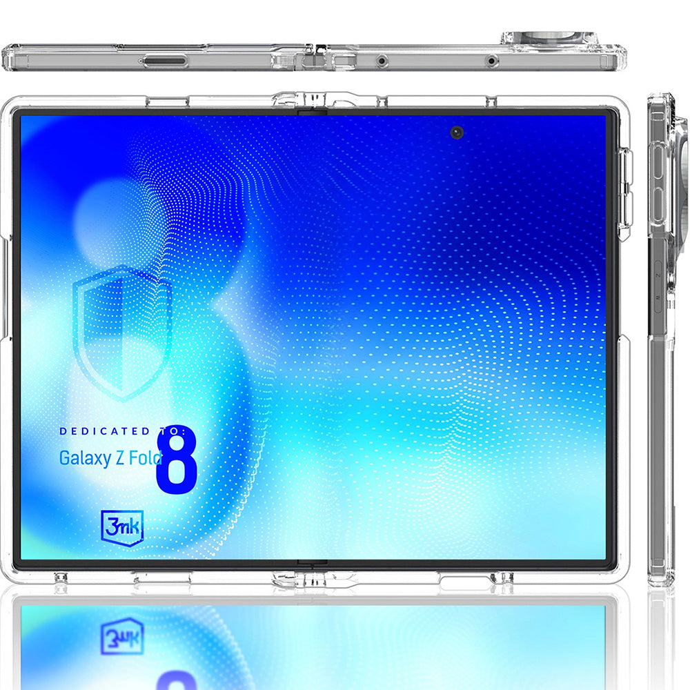 Handyhülle für Galaxy Z Fold8, 3mk Armor MagCase mit MagSafe, Transparent-Weiß