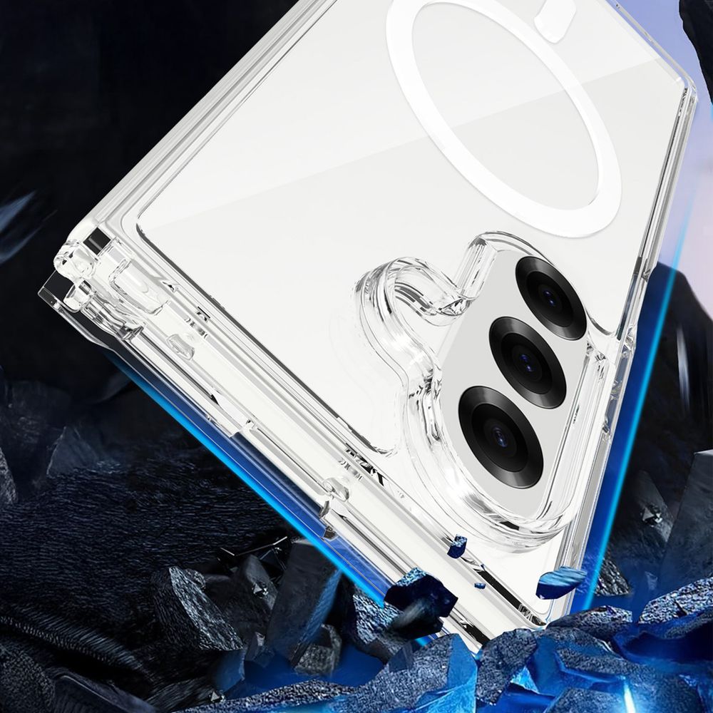 Handyhülle für Galaxy Z Fold7, 3mk Armor MagCase mit MagSafe, Transparent
