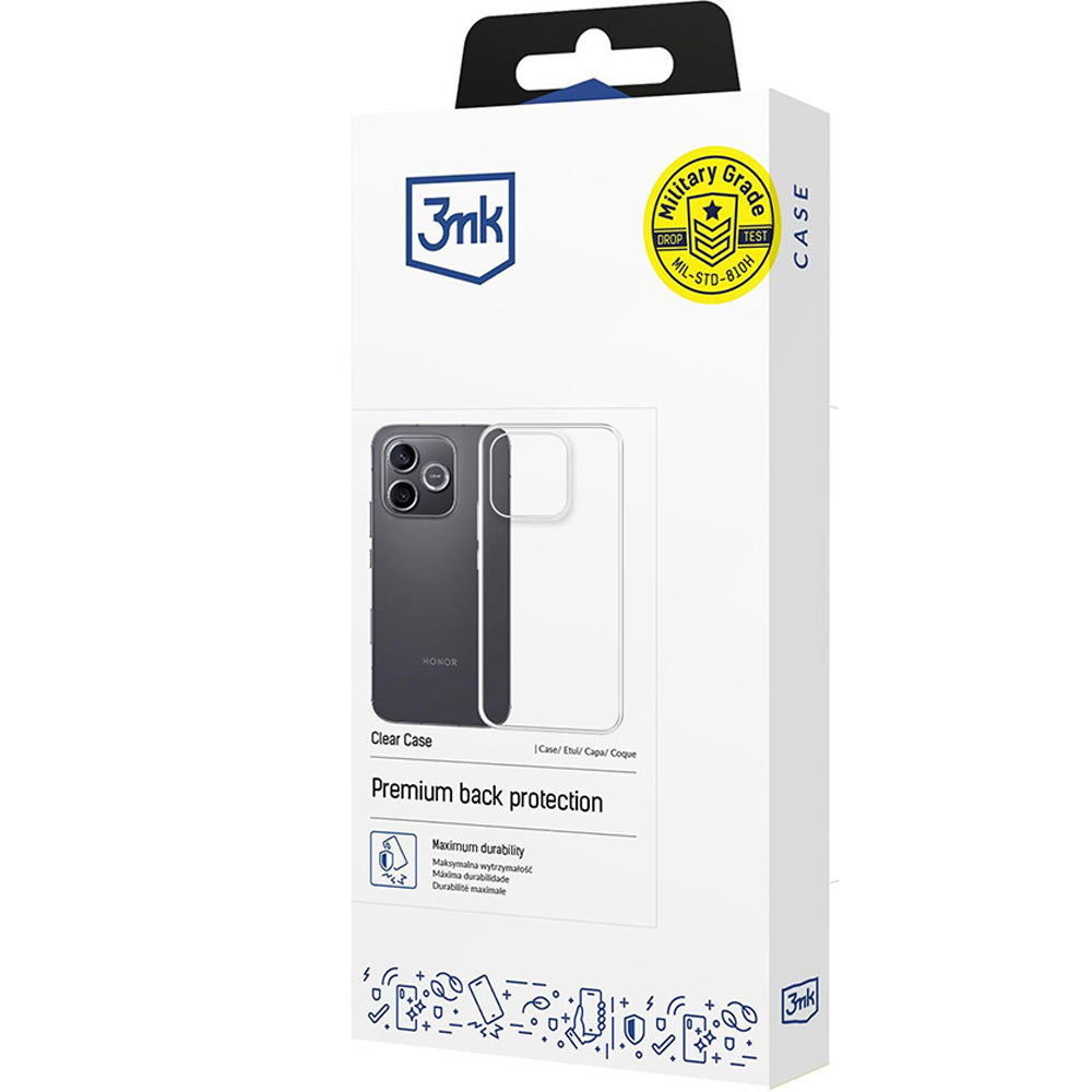 Handyhülle für Honor 600 Lite 5G, 3mk Clear Case, Transparent