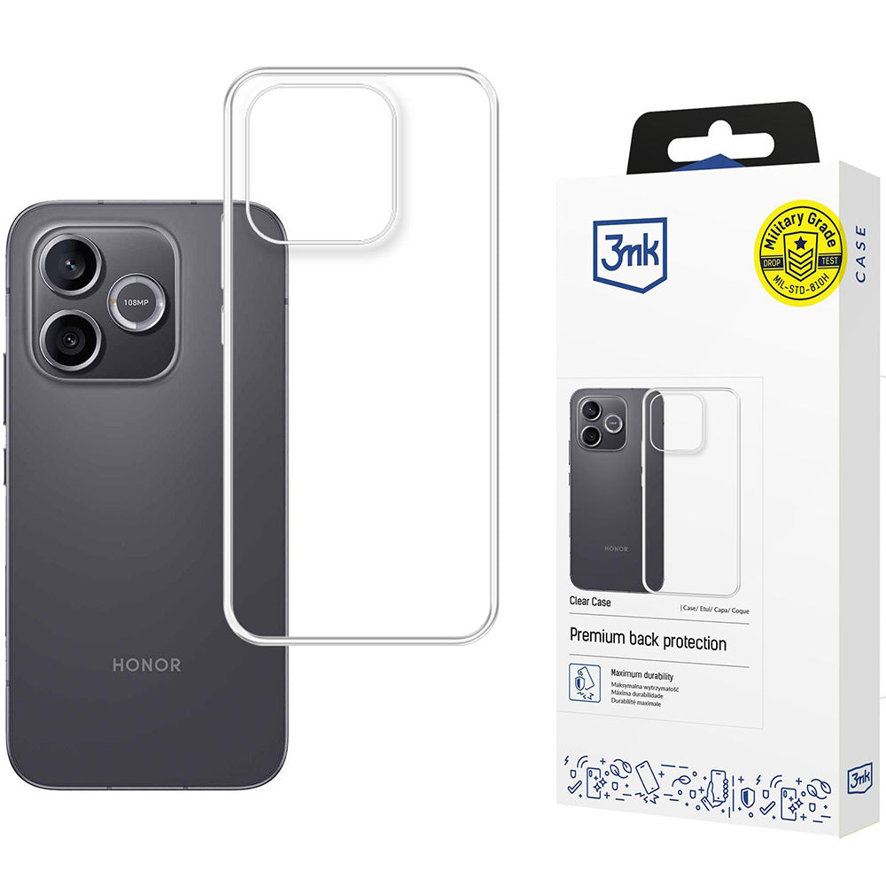 Handyhülle für Honor 600 Lite 5G, 3mk Clear Case, Transparent