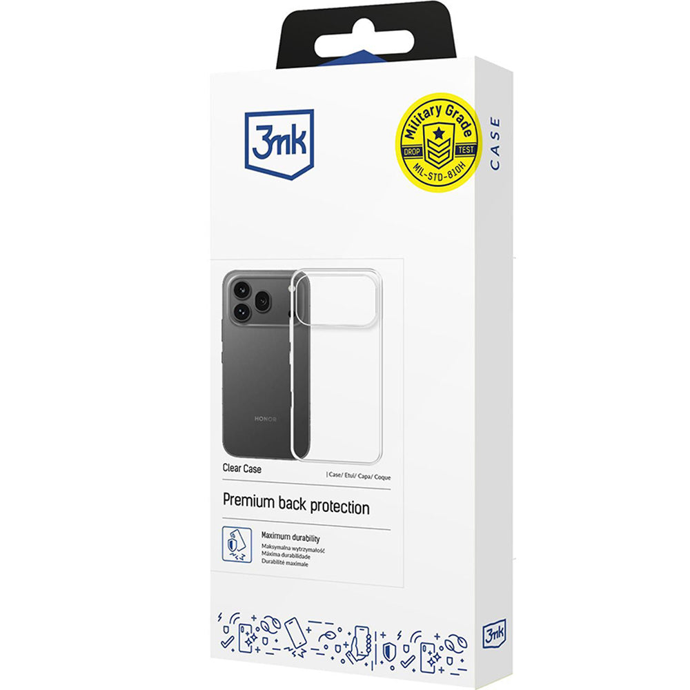 Handyhülle für Honor 600 Pro 5G, 3mk Clear Case, Transparent