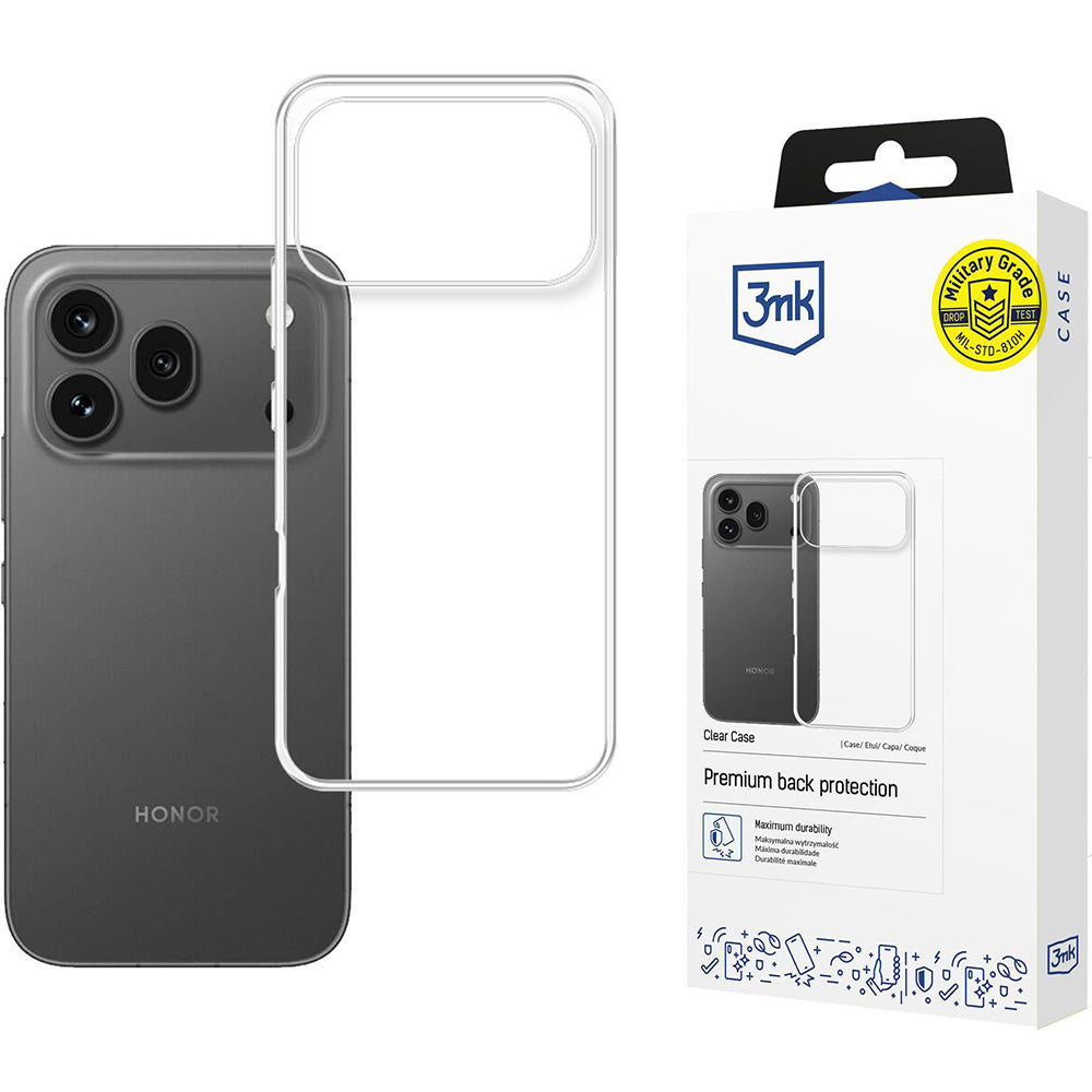 Handyhülle für Honor 600 Pro 5G, 3mk Clear Case, Transparent