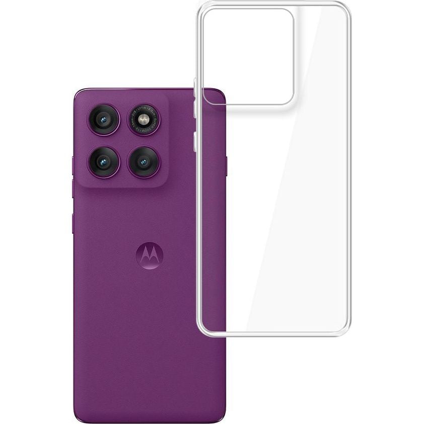 Handyhülle für Motorola Edge 60 Pro, 3mk Clear Case, Transparent