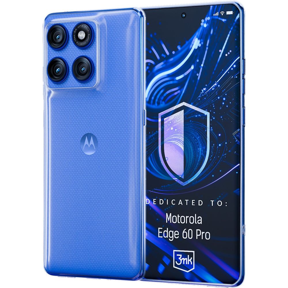 Handyhülle für Motorola Edge 60 Pro, 3mk Clear Case, Transparent