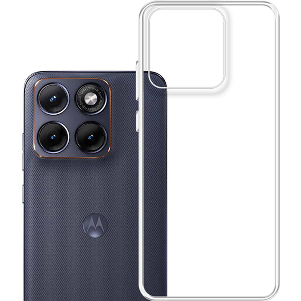 Handyhülle für Motorola Edge 70 Fusion, 3mk Clear Case, Transparent