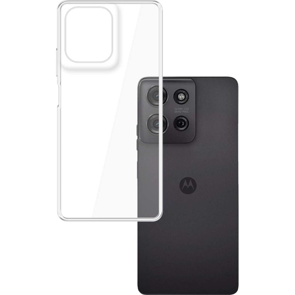 Handyhülle für Motorola Moto G75, 3mk Clear Case, Transparent