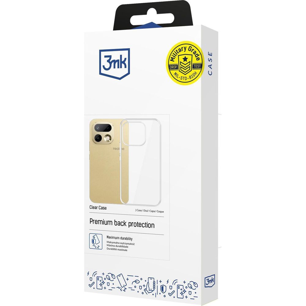Handyhülle für Realme 16 Pro 5G, 3mk Clear Case, Transparent