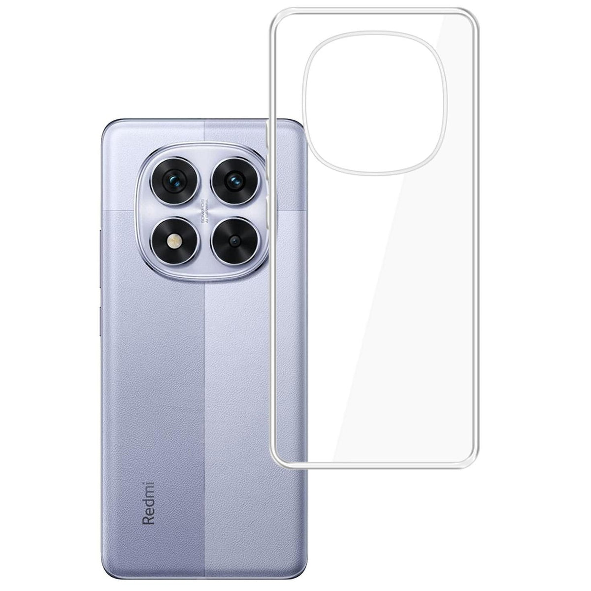 Handyhülle für Xiaomi Redmi Note 14 Pro Plus 5G, 3mk Clear Case, Transparent