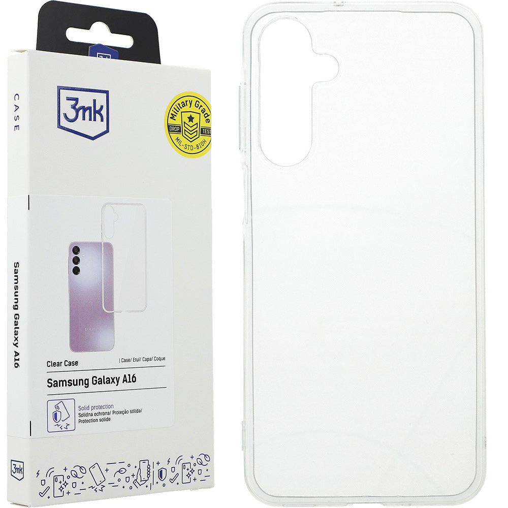 Handyhülle für Samsung Galaxy A16 5G / 4G, 3mk Clear Case, Transparent