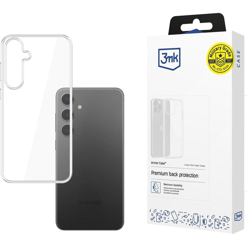 Handyhülle für Samsung Galaxy S25, 3mk Clear Case, Transparent