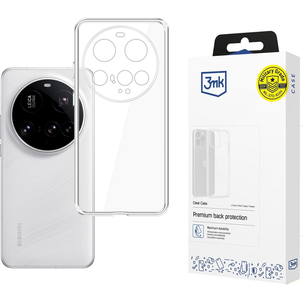 Handyhülle für Xiaomi 15 Ultra, 3mk Clear Case, Transparent