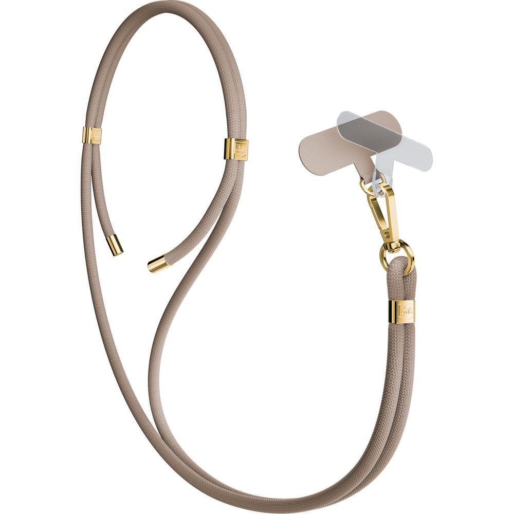 Handy-Schlüsselband 3mk EasyClip Elite, Beige und Golden