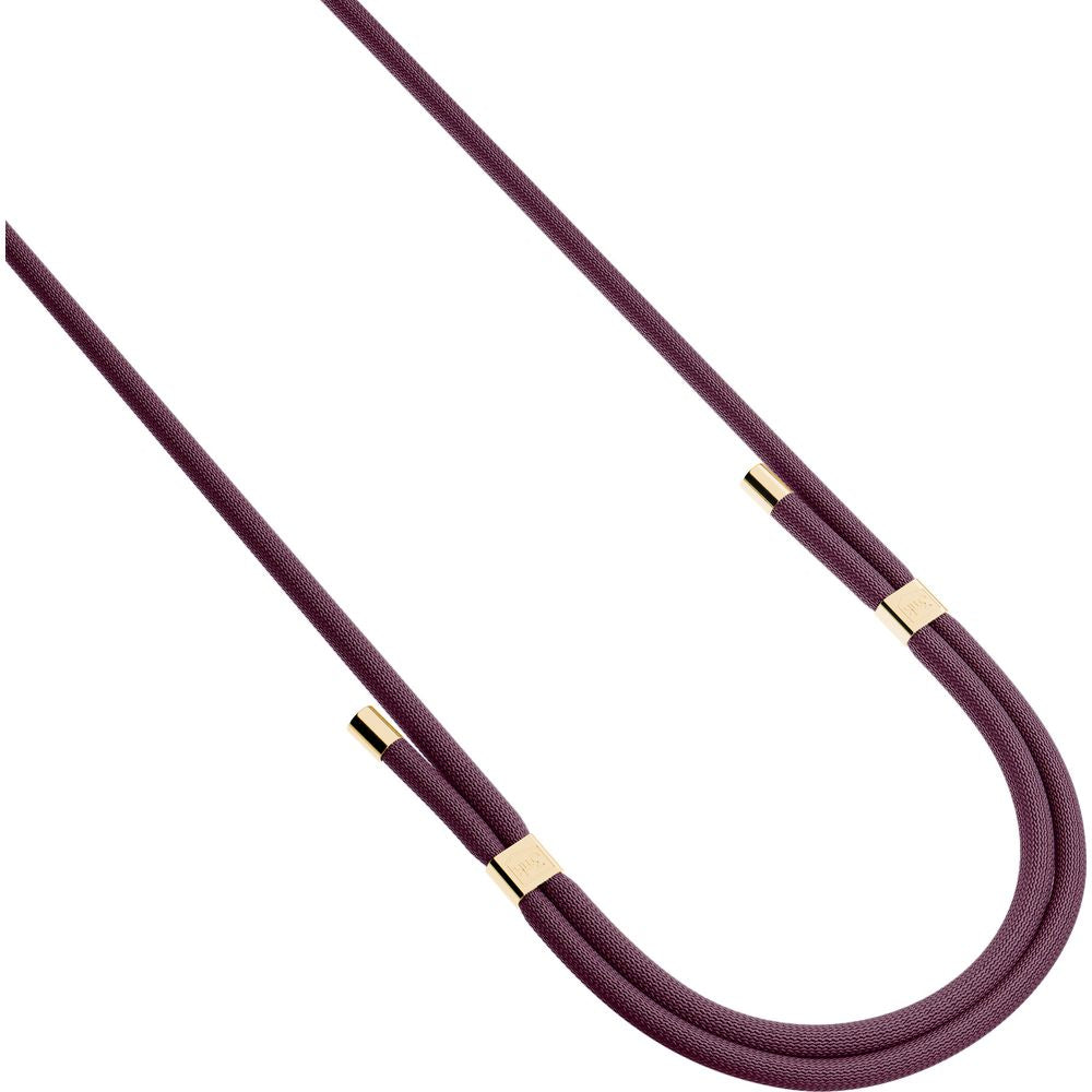 Handy-Schlüsselband 3mk EasyClip Elite, Dunkelrosa und Golden